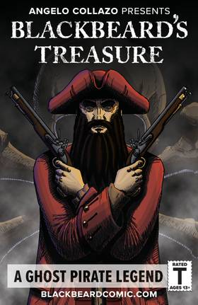 Read Blackbeard's Treasure: A Ghost Pirate Legend [One-Shot] [Black & White]  1 Page 1 in English