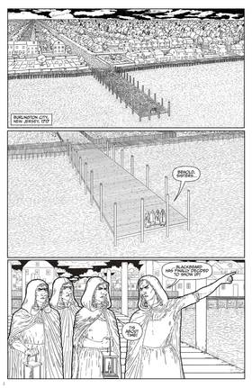 Read Blackbeard's Treasure: A Ghost Pirate Legend [One-Shot] [Black & White]  1 Page 4 in English