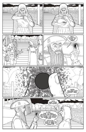 Read Blackbeard's Treasure: A Ghost Pirate Legend [One-Shot] [Black & White]  1 Page 7 in English