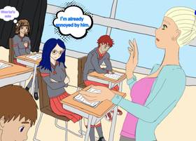 Read My classmate wants to kill me  ( real drawings )  1 Page 7 in English