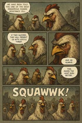 Read killer f'n chickens  2 Page 3 in English