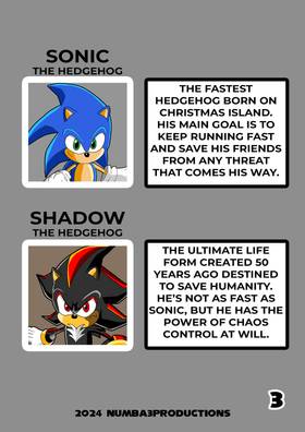 Read Sonic VS Shadow FAN MADE Manga BY TRAYNUMBA3  1 Page 4 in English