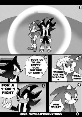 Read Sonic VS Shadow FAN MADE Manga BY TRAYNUMBA3  1 Page 7 in English