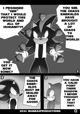 Read Sonic VS Shadow FAN MADE Manga BY TRAYNUMBA3  1 Page 9 in English