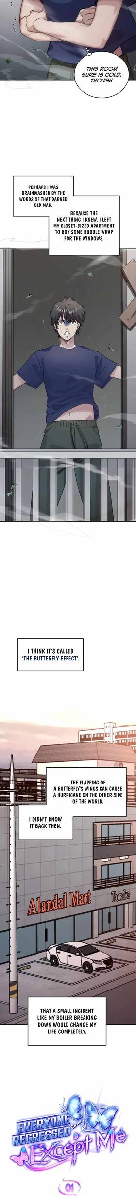 Read Everyone Regressed Except me  1 Page 3 in English