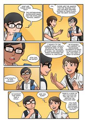 Read Adams Journey with the Arabic Reading Challenge  1 Page 8 in English