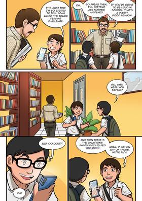 Read Adams Journey with the Arabic Reading Challenge  1 Page 7 in English