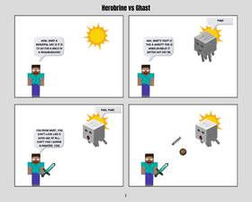 Read Herobrine vs Ghast  1 Page 1 in English