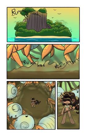 Read Mena And The Gargantuan Island  1 Page 2 in English