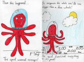 Read Unicarnia and the Smart Squid  1 Page 4 in English