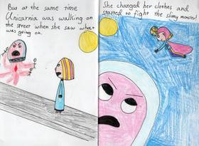 Read Unicarnia and the Smart Squid  1 Page 5 in English