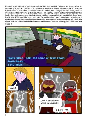 Read Strike Force Heroes - The Fooks Adventures  1 Page 3 in English