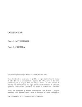 Read Morphosis  1 Page 2 in Spanish