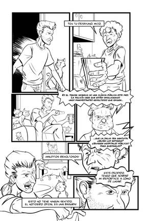 Read The Cat  1 Page 6 in Spanish