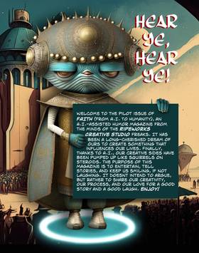 Read FA.I.TH (From A.I. To Humanity) - The first A.I. assisted humor magazine  1 Page 2 in English