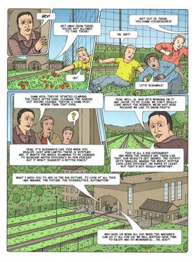 Read Pesticide, Strawberries and Robots  1 Page 8 in English