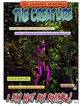 Read the Creature  1 Page 3 in English
