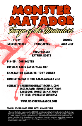 Read MONSTER MATADOR: TANGO OF THE MATADORS  2 Page 2 in English