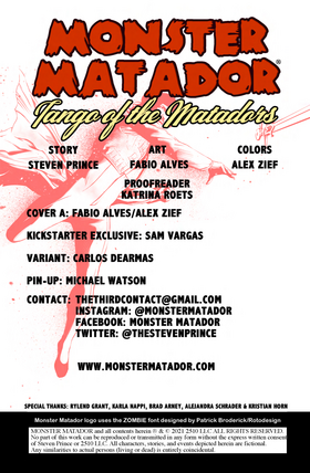 Read MONSTER MATADOR: TANGO OF THE MATADORS  3 Page 2 in English