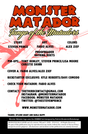 Read MONSTER MATADOR: TANGO OF THE MATADORS  1 Page 2 in English
