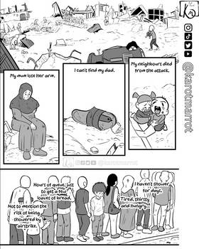 Read This boy in Gaza makes manga  1 Page 8 in English