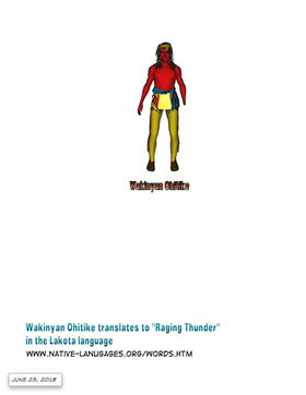 Read The Ballad of Wakinyan Ohitike  1 Page 2 in English