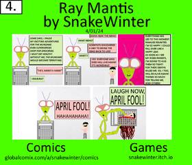 Read Ray Mantis  4 Page 1 in English