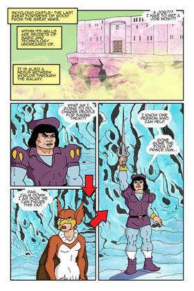 Read Man-Man the Barbarian  1 Page 8 in English