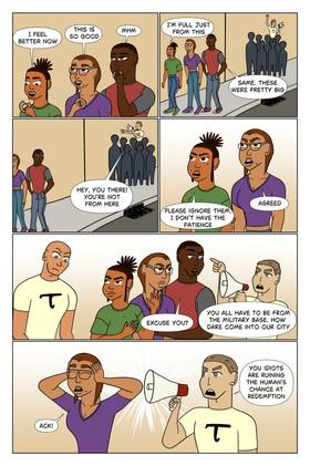 Read Alienated Force  4 Page 8 in English