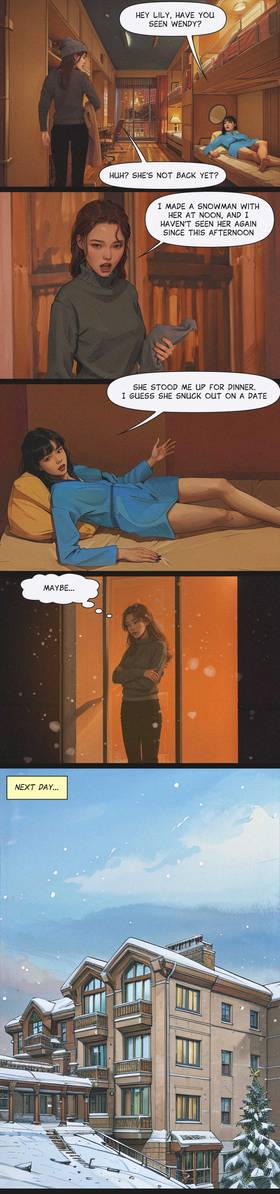 Read the ugly snowman  1 Page 6 in English