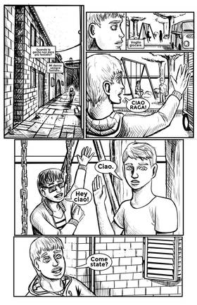 Read Anthology: Story from a city.  1 Page 6 in Italian