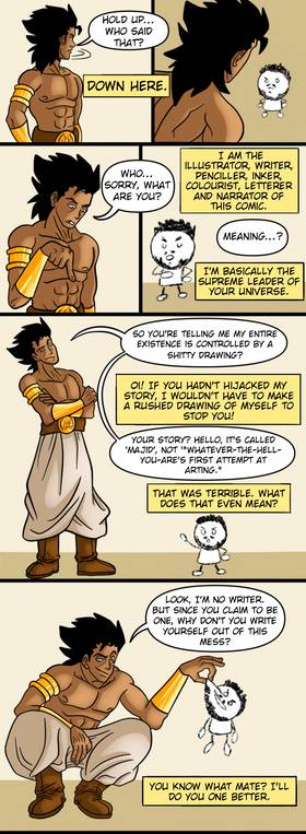 Read Majid (Webcomic version)  1 Page 4 in English