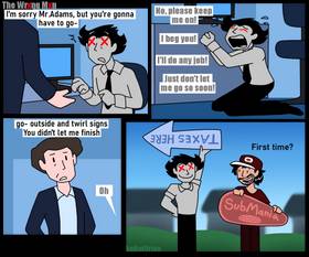 Read The Wrong Man  105 Page 1 in English