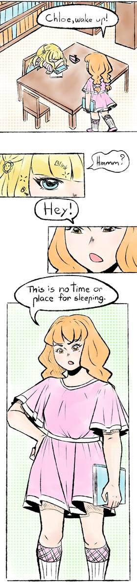 Read A kiss at the library  1 Page 2 in English