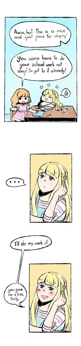 Read A kiss at the library  1 Page 3 in English