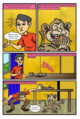 Read chirkut's samosa  1 Page 4 in English