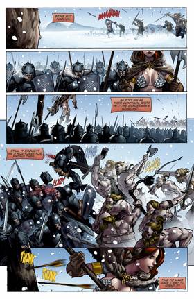 Read Savage Red Sonja: Queen of the Frozen Wastes  1 Page 8 in English