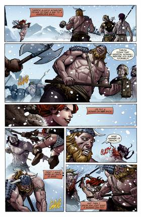 Read Savage Red Sonja: Queen of the Frozen Wastes  1 Page 9 in English