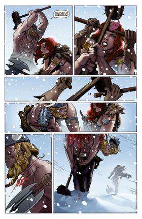 Read Savage Red Sonja: Queen of the Frozen Wastes  1 Page 10 in English