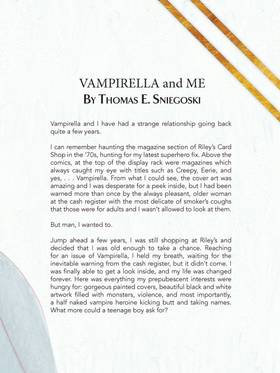 Read Vampirella 50th Anniversary Art Book  1 Page 7 in English
