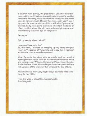 Read Vampirella 50th Anniversary Art Book  1 Page 9 in English