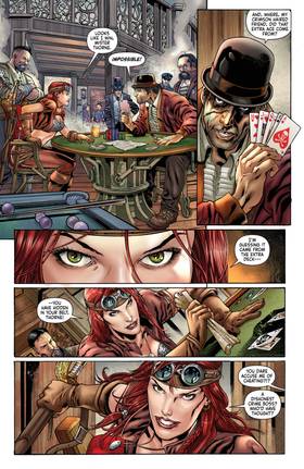 Read Legenderry Red Sonja: A Steampunk Adventure  2 Page 10 in English