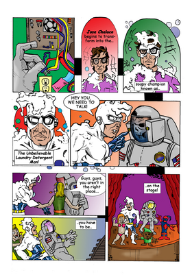 Read Demon in a Spacesuit VS The Unbelievable Laundry Detergent Man  1 Page 8 in English