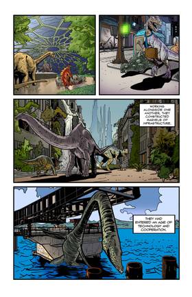 Read Dinosaur Warrior  1 Page 4 in English