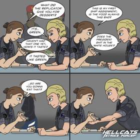 Read Hellcats Space Duty  1 Page 1 in English