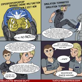 Read Hellcats Space Duty  8 Page 1 in English