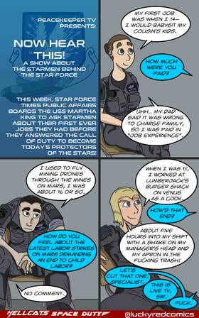 Read Hellcats Space Duty  14 Page 1 in English