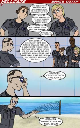 Read Hellcats Space Duty  17 Page 1 in English
