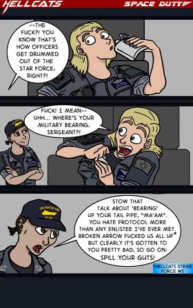 Read Hellcats Space Duty  18 Page 1 in English