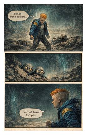 Read BLADE ROCKET AND THE APCALYSE WORLD  18 Page 8 in English